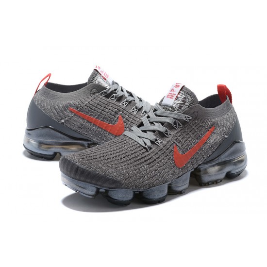 KicksOnFire Nike Air VaporMax Flyknit 3 Grey Red Shoes CT1270-001