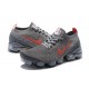 KicksOnFire Nike Air VaporMax Flyknit 3 Grey Red Shoes CT1270-001