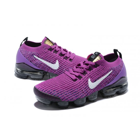 KicksOnFire Nike Air VaporMax Flyknit 3 Purple Black Shoes AJ6900-502