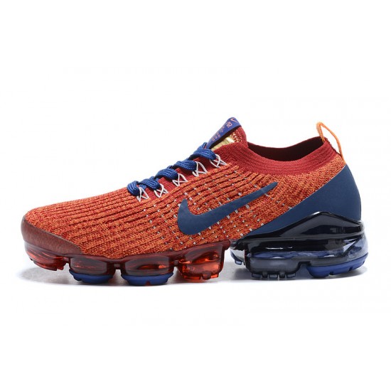 KicksOnFire Nike Air VaporMax Flyknit 3 Red Blue Shoes AJ6900-600