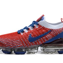 KicksOnFire Nike Air VaporMax Flyknit 3 Red Blue Shoes CW5585-100