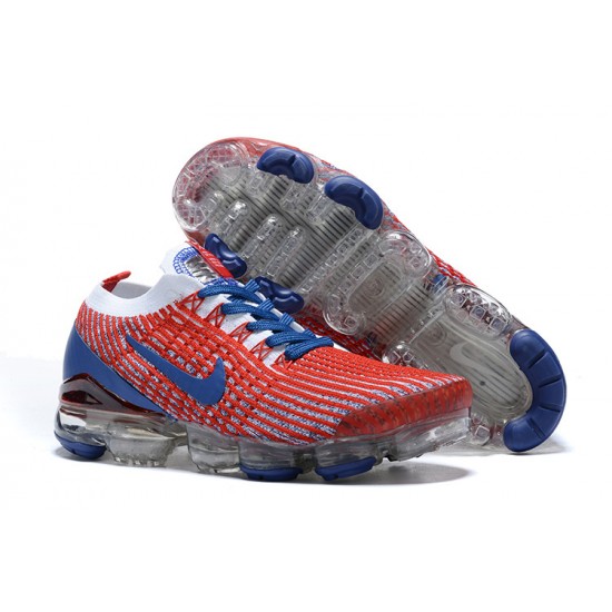 KicksOnFire Nike Air VaporMax Flyknit 3 Red Blue Shoes CW5585-100