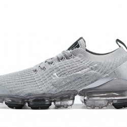 KicksOnFire Nike Air VaporMax Flyknit 3 Silver Grey Shoes AJ6900-101