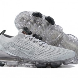 KicksOnFire Nike Air VaporMax Flyknit 3 Silver Grey Shoes AJ6900-101