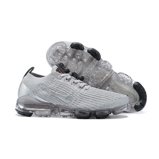 KicksOnFire Nike Air VaporMax Flyknit 3 Silver Grey Shoes AJ6900-101