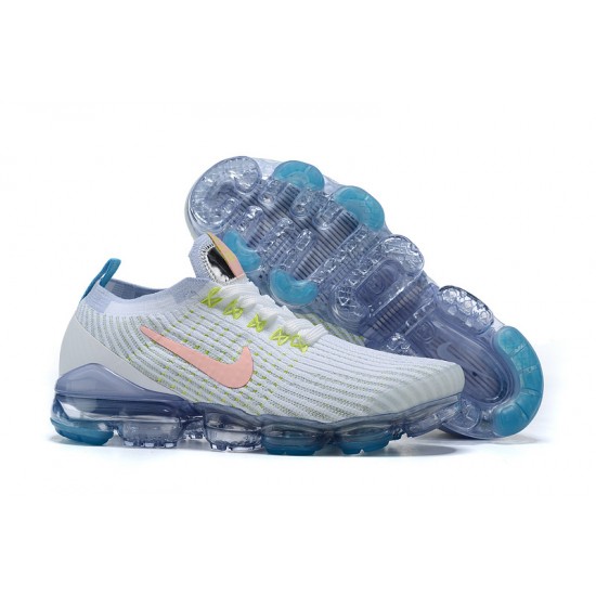 KicksOnFire Nike Air VaporMax Flyknit 3 White Blue Shoes AJ6900-003