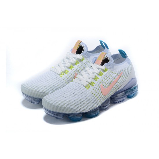 KicksOnFire Nike Air VaporMax Flyknit 3 White Blue Shoes AJ6900-003