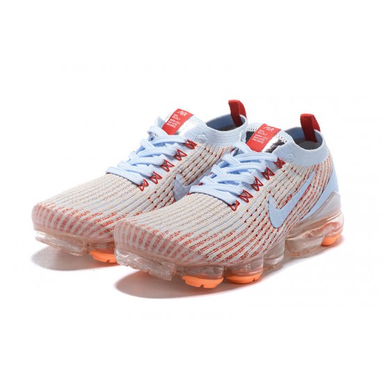 KicksOnFire Nike Air VaporMax Flyknit 3 White Orange Shoes AJ6910-400