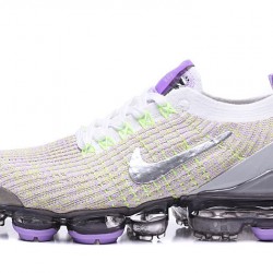 KicksOnFire Nike Air VaporMax Flyknit 3 White Purple Shoes AJ6900-102