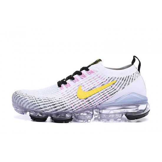 KicksOnFire Nike Air VaporMax Flyknit 3 White Yellow Shoes AJ6900-103