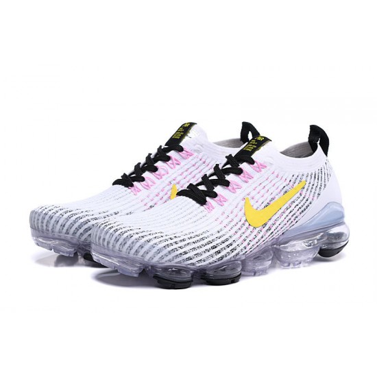 KicksOnFire Nike Air VaporMax Flyknit 3 White Yellow Shoes AJ6900-103