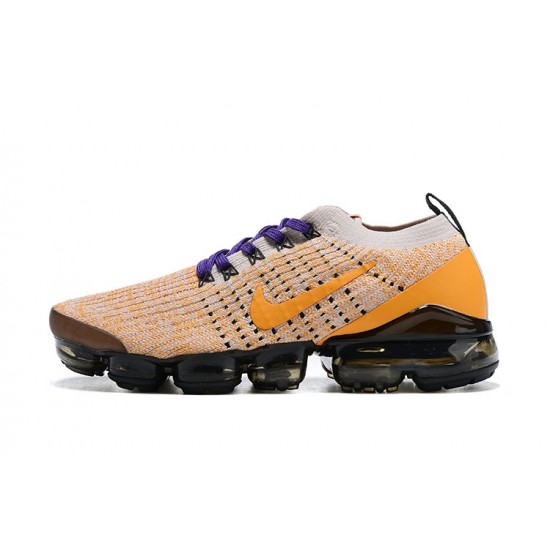 KicksOnFire Nike Air VaporMax Flyknit 3 Yellow Purple Shoes AJ6900-222