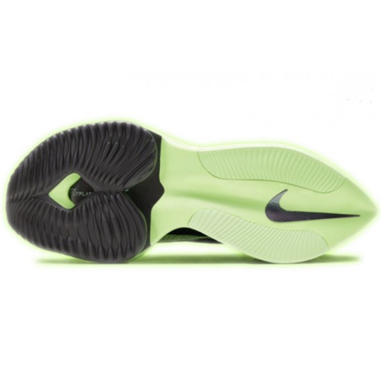 KicksOnFire Nike Air Zoom Alphafly Next 2 Black and Green Shoes 