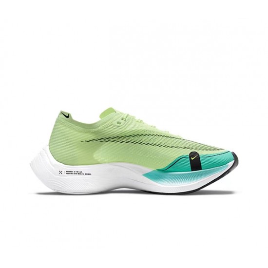 KicksOnFire Nike ZoomX VaporFly NEXT Green and Blue Shoes 