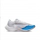 KicksOnFire Nike ZoomX VaporFly NEXT White and Blue Shoes 