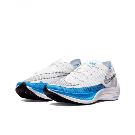 KicksOnFire Nike ZoomX VaporFly NEXT White and Blue Shoes 