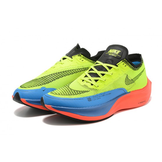 KicksOnFire Nike ZoomX VaporFly NEXT Yellow Blue Shoes 