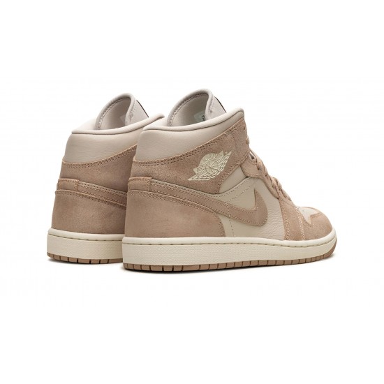 Nike Air Jordan 1 Mid Womens Legend Light Brown FJ3448-200 Shoes