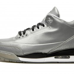 Nike Air Jordan 3 Mens Silver 631603-003 Shoes