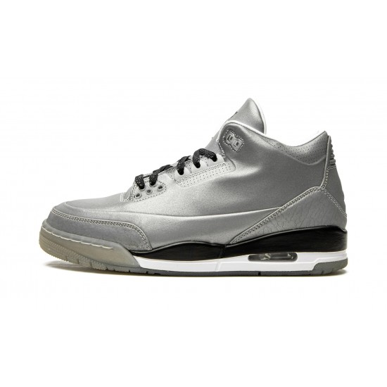 Nike Air Jordan 3 Mens Silver 631603-003 Shoes